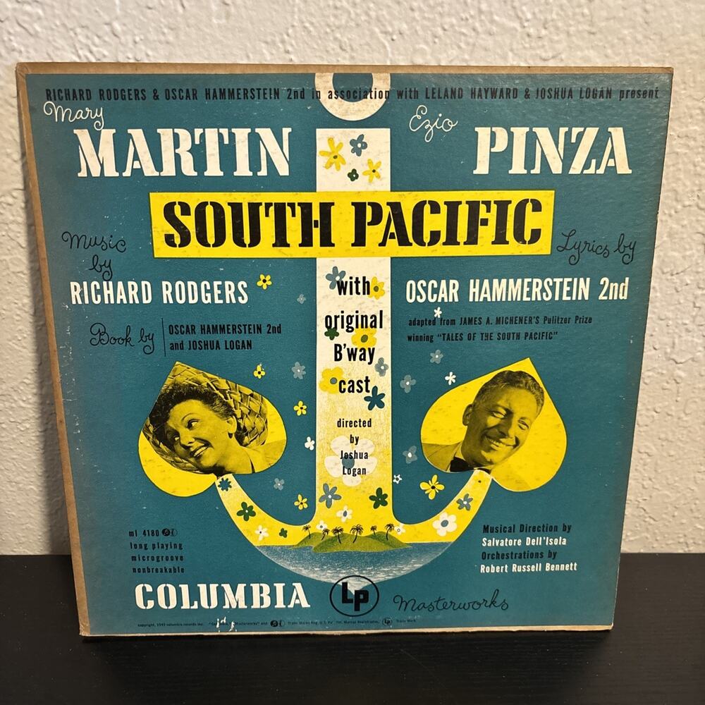 Rodgers & Hammerstein - South Pacific (Original Broadway) ML4180 Vinyl 1949